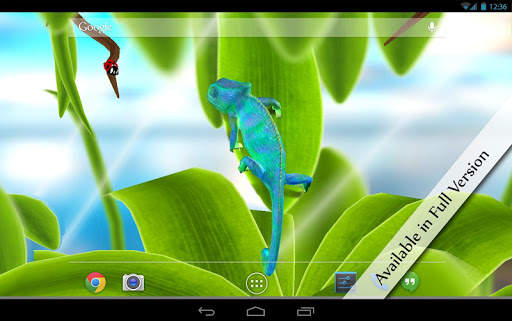 Chameleon 3DLiveWallpaper FREE screenshot 7
