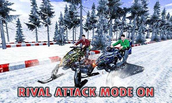 Snowmobile Ice Land Racing – Xtreme Offroad Trails screenshot 5