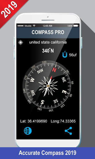 Smart Compass 2020: Free Compass app for Android screenshot 1
