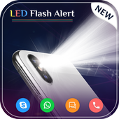 LED Flash Alert : Super Bright Flashlight icon