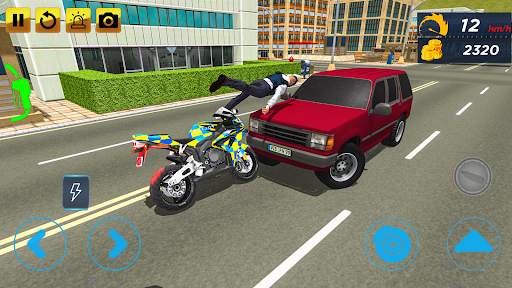 Simulator Sepeda Stunt Polisi screenshot 3