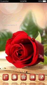 Beautiful Red Rose Theme screenshot 1
