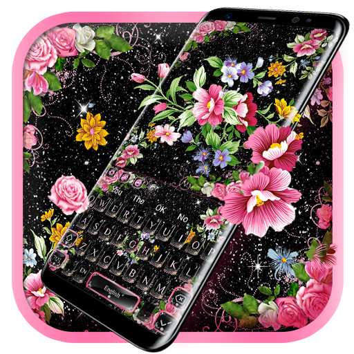 Floral Keyboard icon