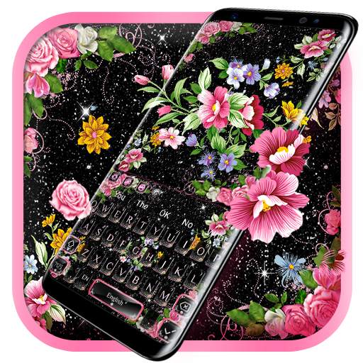 Floral Keyboard 10001004