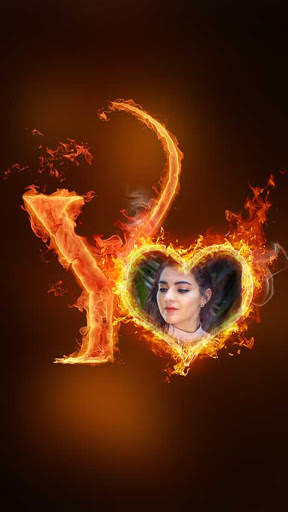 Fire Text Photo Editor frame स्क्रीनशॉट 5