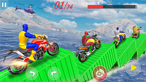 game sepeda aksi balap moto screenshot 2