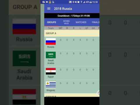 2018 Russia World Cup : World Cup Info screenshot 1