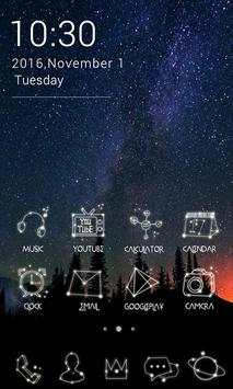 Starry V Launcher Theme screenshot 3