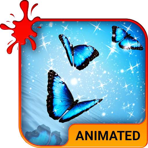 Blue Butterfly Wallpaper Theme 5.5.2
