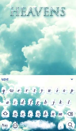 Heavens Animated Keyboard   Live Wallpaper screenshot 2