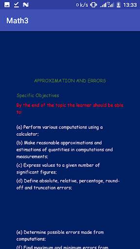 Mathematics Form 3 Notes  K.C.S.E Topical Revision 2 تصوير الشاشة