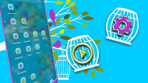 Bird Painting Launcher Theme screenshot 4