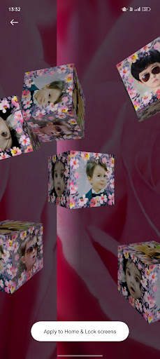 3D Photo Cube Live Wallpaper скриншот 3