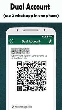 Dual Account for Whatsapp screenshot 1
