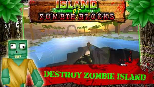 Island of Zombie Blocks screenshot 1