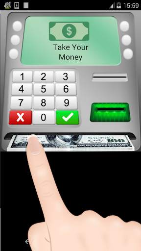 ATM cash and money simulator game 2 screenshot 2