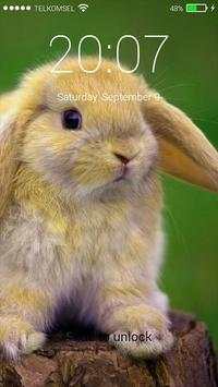 Rabbit Pop Lock Screen screenshot 2