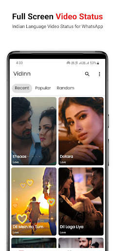 Full Screen Video Status screenshot 5