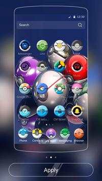 Poké ball موضوع بوكيمون 3 تصوير الشاشة