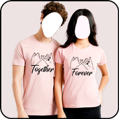 ikon Couple T-Shirt Photo Editor