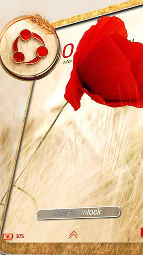 Poppy Flower Launcher Theme screenshot 3
