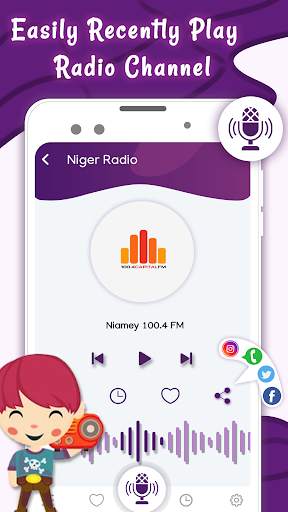 Niger Radio Music Player screenshot 2