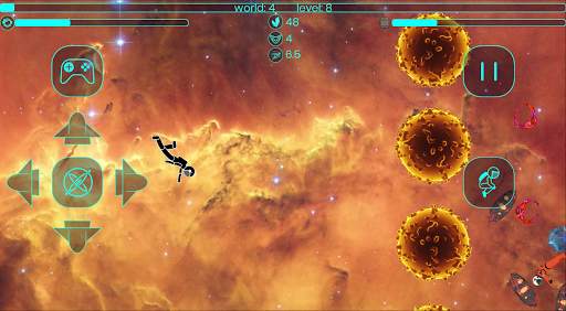 Astronaut Stickman: Jetpack Training School screenshot 2
