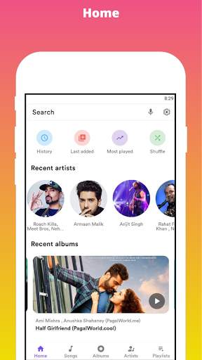 Alpha Music Player screenshot 1