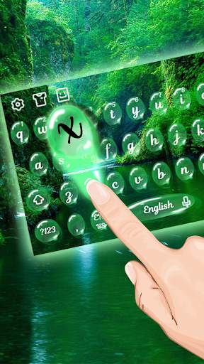 Waterfall Keyboard Theme screenshot 1