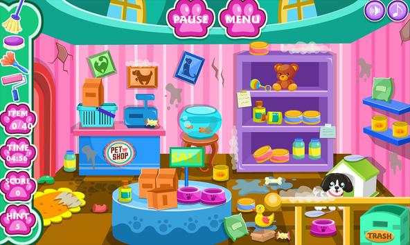Clean up pet shop screenshot 1