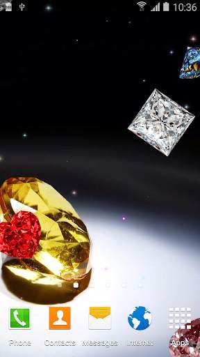 Diamonds Live Wallpaper screenshot 4