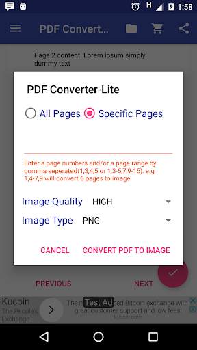 PDF to Image Converter - Lite screenshot 6