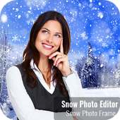 Snow Fall Photo Frame Photo Editor 2018 logo