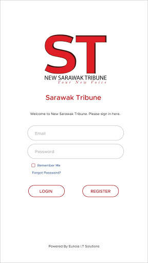 New Sarawak Tribune e-paper screenshot 1