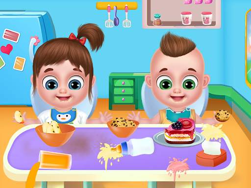 Twins babysitter daycare games screenshot 1