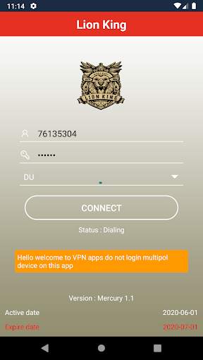 Lion King VPN screenshot 2
