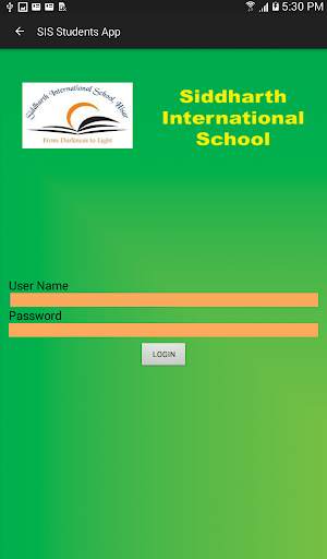 SIS STUDENT APP screenshot 1