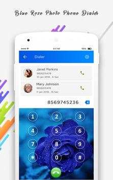 Blue Rose Photo Phone Dialer screenshot 4