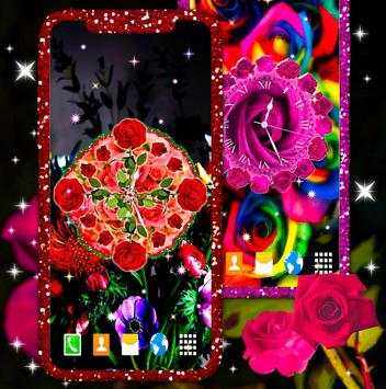 Rose Analog Clock screenshot 5