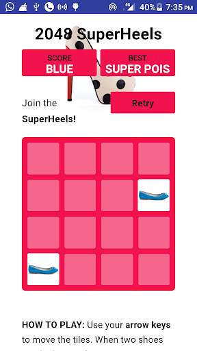 2048 - Super Heels screenshot 1