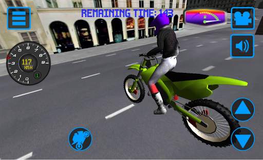 Motorbike Driving 3D City screenshot 1