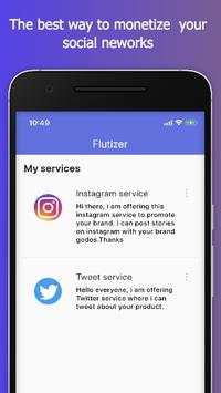 Flutizer - Gana dinero con tus redes sociales screenshot 4