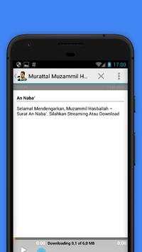 Muzammil Hasballah Quran MP3 screenshot 3