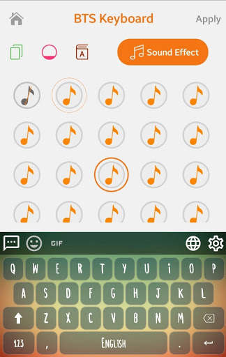 BTS keyboard स्क्रीनशॉट 5