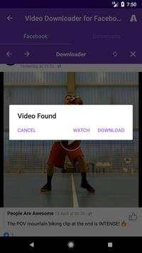 Video Downloader For Facebook Video Downloader screenshot 3
