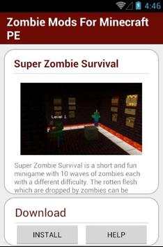 Zombie Mods For Minecraft PE screenshot 4