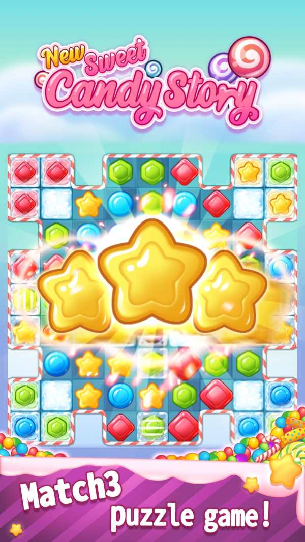 New Sweet Candy Story: Puzzle Master screenshot 1