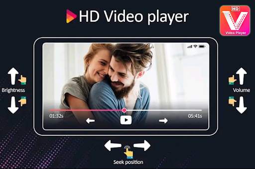 V Video Player HD 1080p vbmv Movie Player screenshot 1