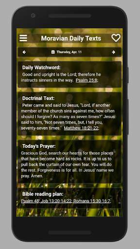 Moravian Daily Texts 2021 screenshot 1