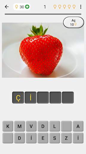 Resimleri ve kelimeleri tahmin edin Fotoğraf testi screenshot 1